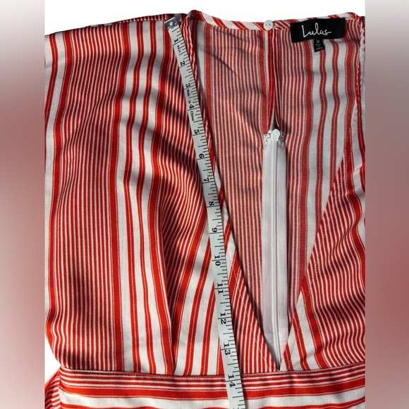 Lulu's Red and White Jumpsuit - Picture 9 of 17